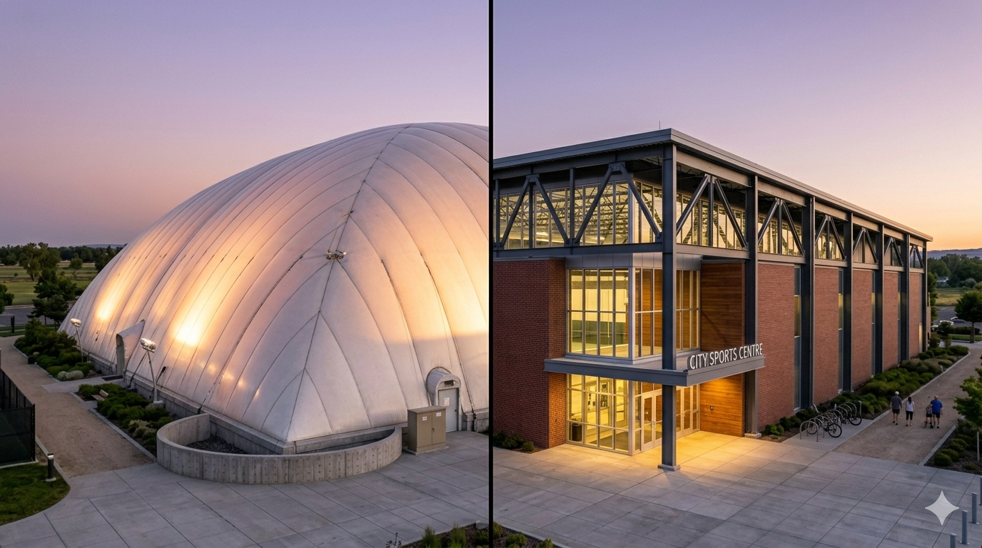 Air Dome vs Traditional Building: A Real Cost Comparison (2026)